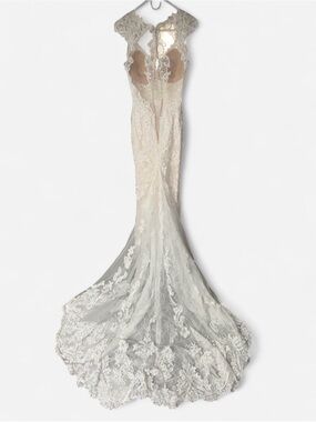 Martina Liana Illusion Lace Wedding Dress- Style 847